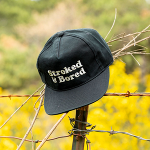 Stroked and Bored Hat - Black