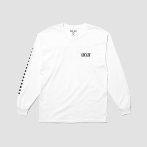 Go Faster Long Sleeve - White