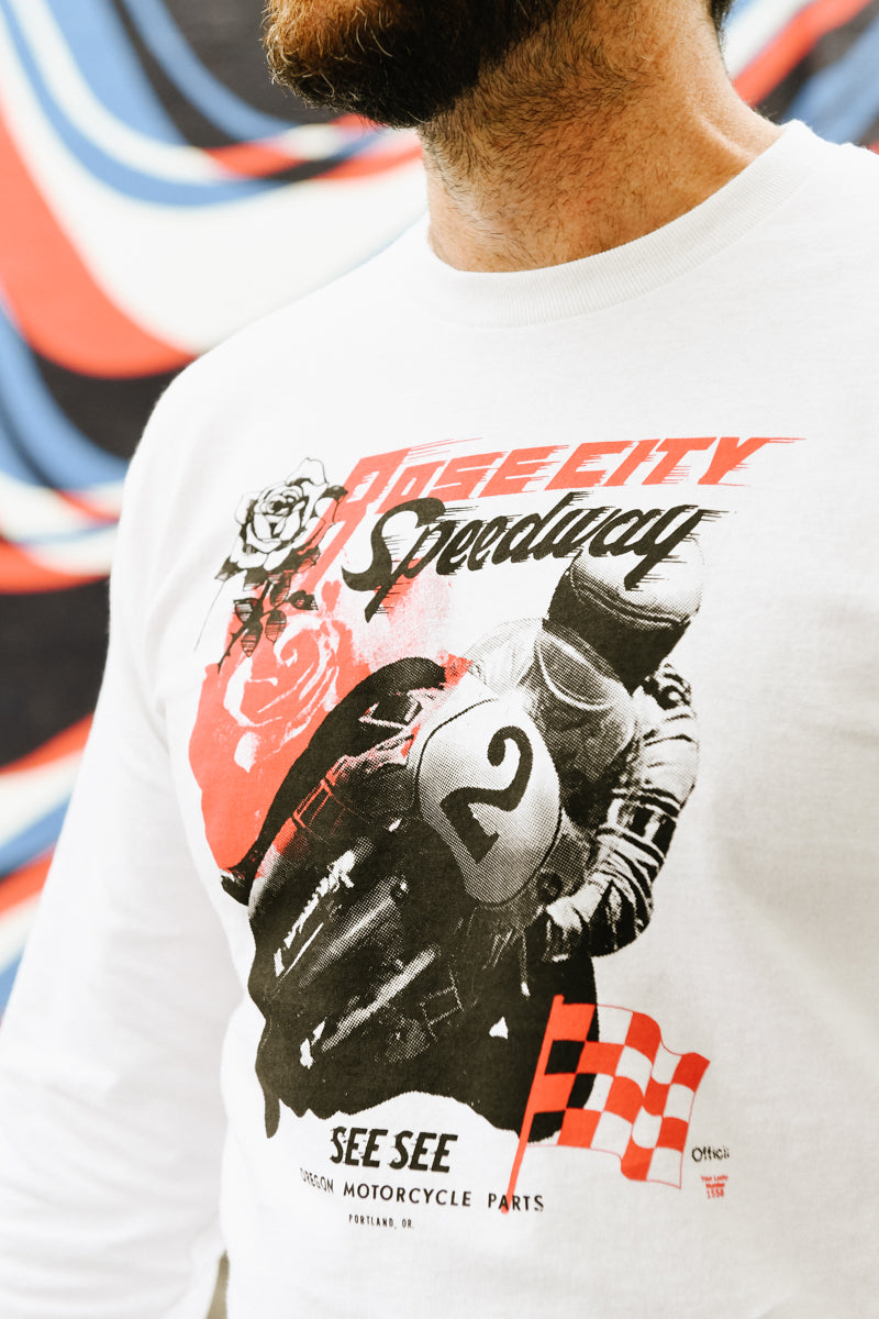 Rose City Speedway L/S Tee