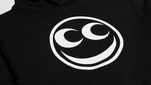 Kids Smiley Hoodie - Black