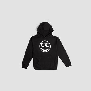 Kids Smiley Hoodie - Black