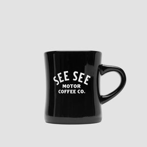 See See Motor Coffee Diner Mug - Black