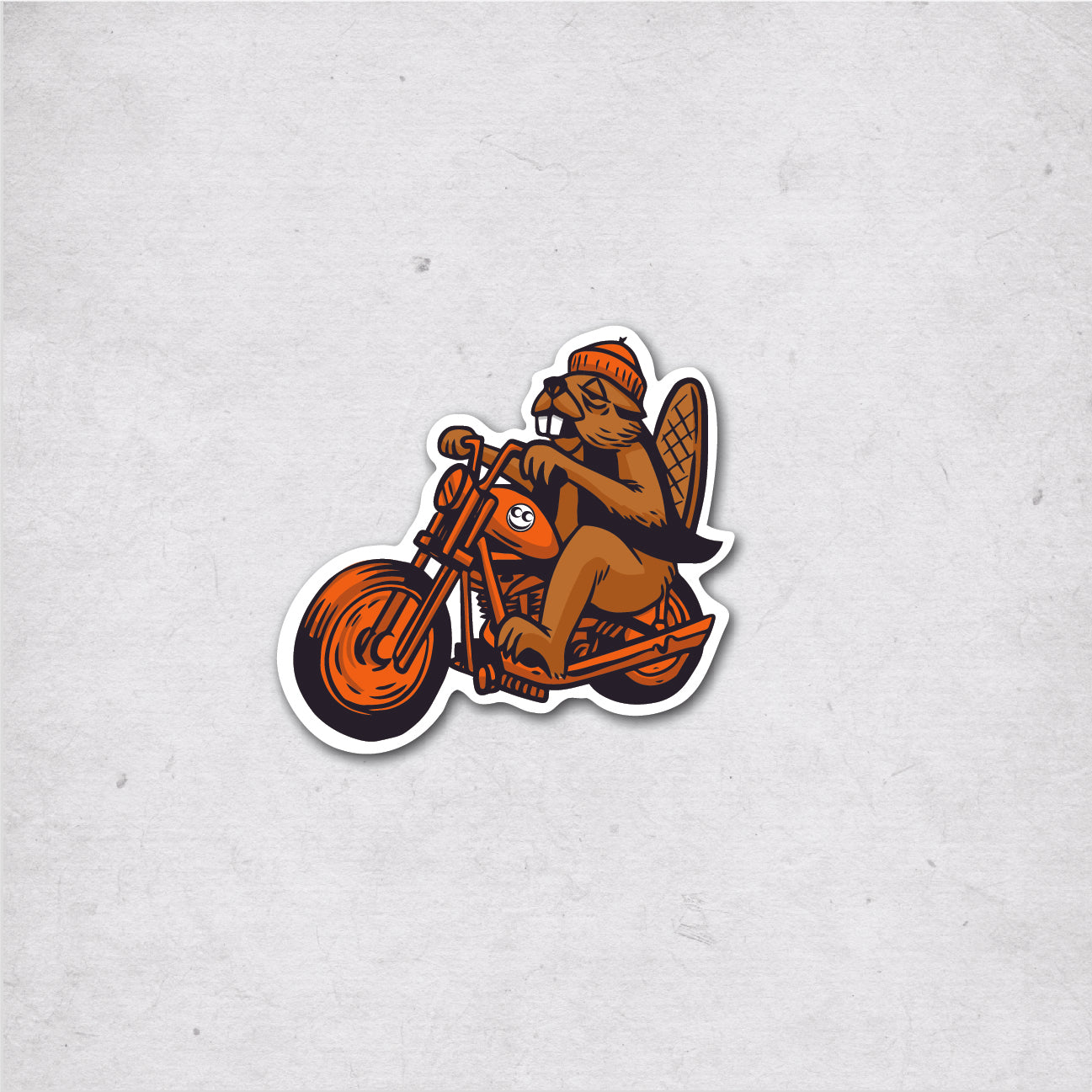 Chopper Beaver Sticker